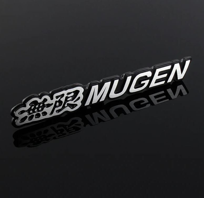 Mugen car rear sticker boot trunk badge for Subaru for Acura black
