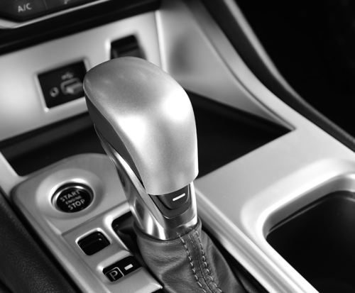 for Nissan Sentra 2020-2022 ABS Matte Silver Gear Shift Shifter Knob Cover Trim