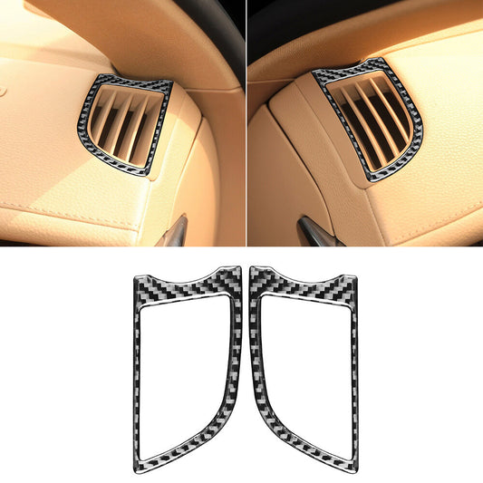 Carbon Fiber Side Dashboard Air Vent Outlet Cover for Porsche for Panamera 2010-2016
