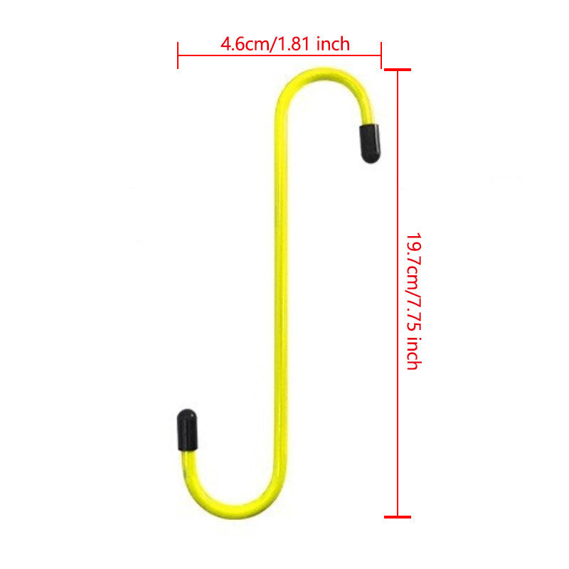 2Pcs Yellow Brake Caliper Hanger Hooks Steel Powder Coated (2 Piece Set)