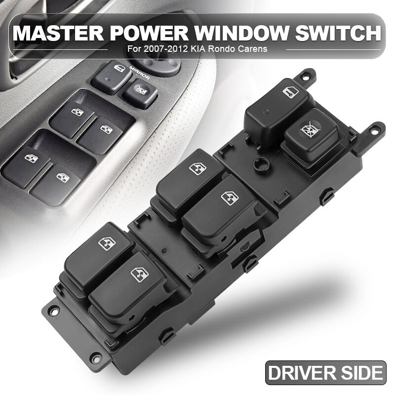 Left Side for KIA Rondo Carens 2007-2012 Door Master Main Power Window Switch