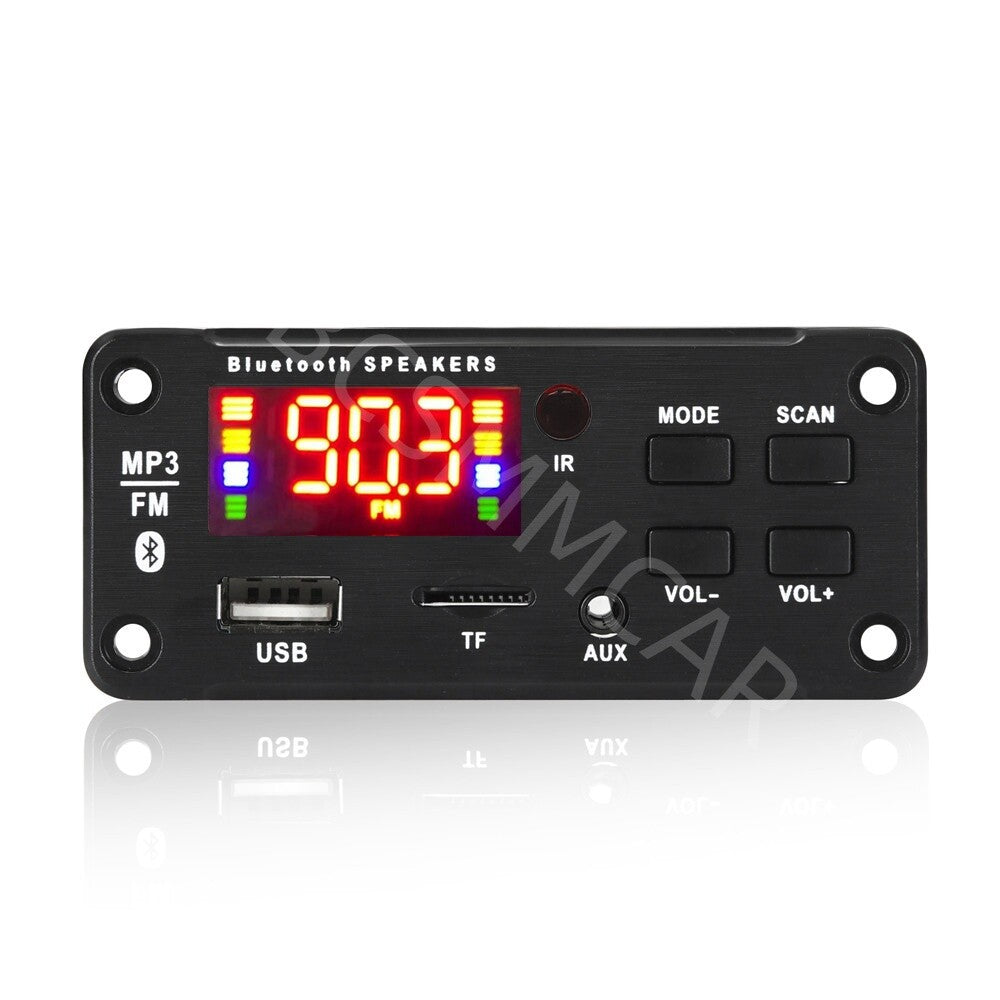 Car Amplifier Bluetooth Module Audio Radio MP3 Decoder Board USB/TF LCD Screen