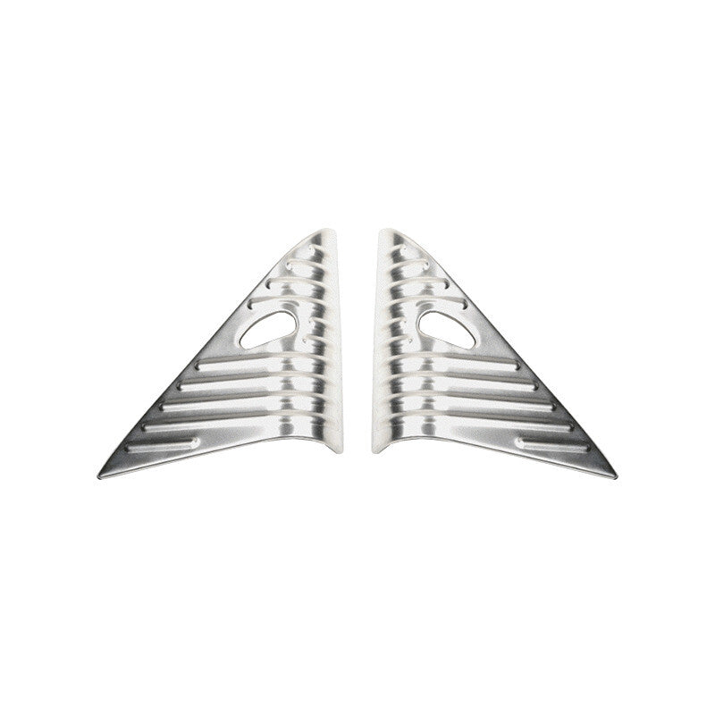 A Post Front Triangle Cover Trim for Nissan Altima Teana 2019-2022 Silver Steel