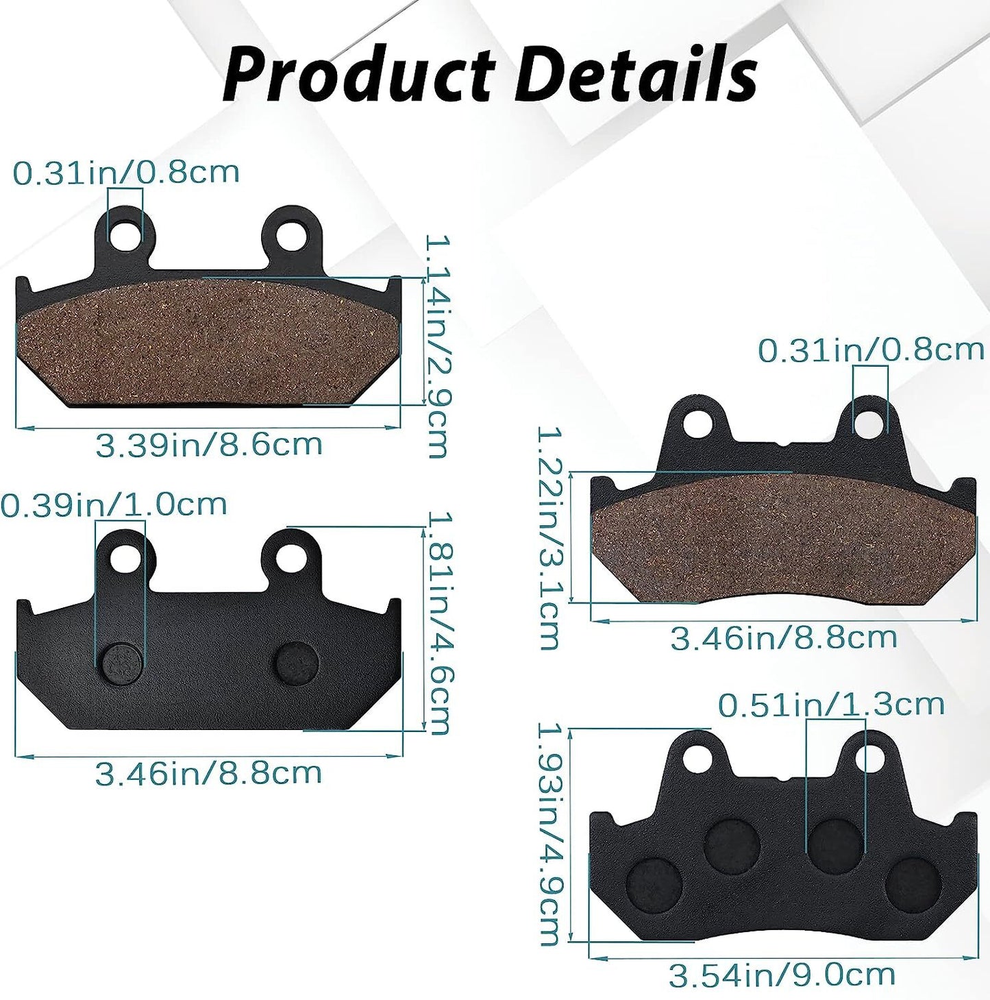 Brake Pads for Honda GL 1500 Goldwing 1500 SE L GL1500 GL1500SE L GL1500A