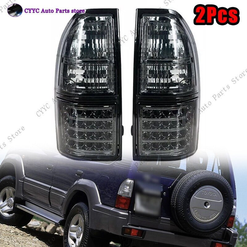 Smoked for Toyota Prado for Land Cruiser 90 1997-2002 LED Turn Signal Tail Light