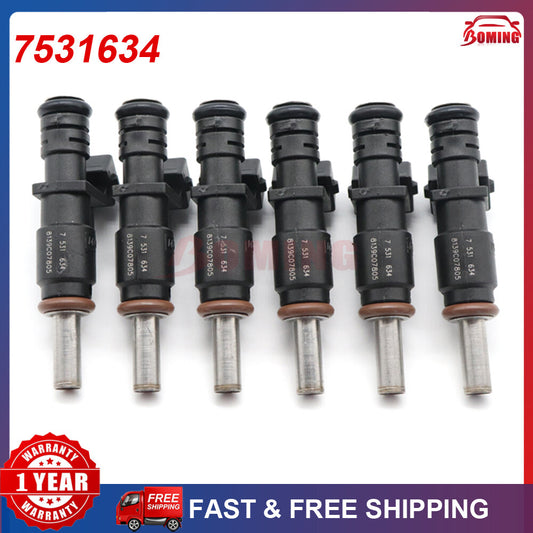 Fuel Injectors For 2006-2012 for BMW 128i 328i X3 X5 Z4 525i 2.0/2.5/3.0L 7531634