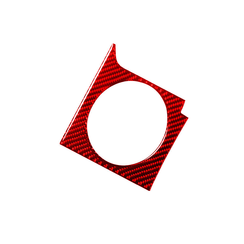 Red Carbon Fiber for Co -pilot Side Air Vent Outlet Cover Trim for Ford for Mustang 05-09