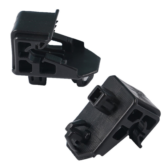 Front (2pcs) Headlight Mount Bracket Clips Black for Toyota for Lexus for Corolla Tacoma