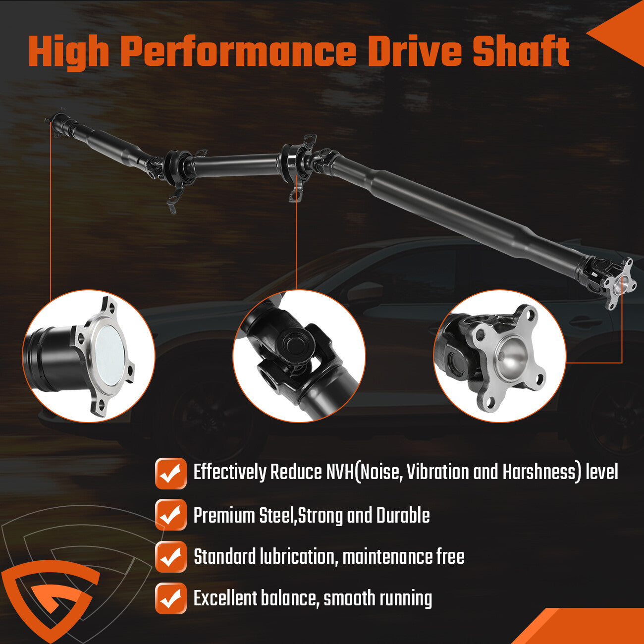for Mazda CX-P CX9 2007-2014 AWD 3.5L 3.6L Rear Driveshaft Prop Shaft Assembly