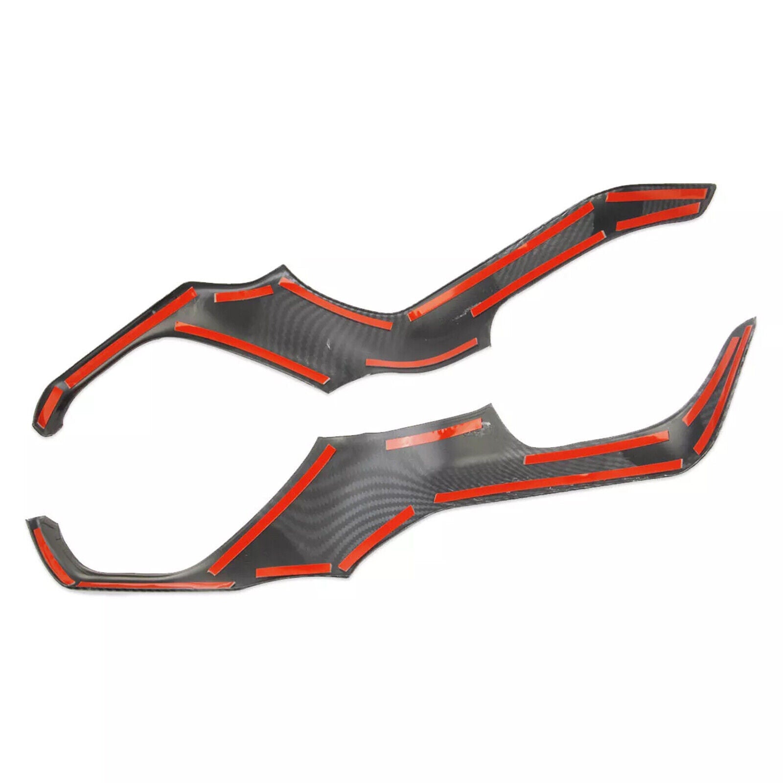 2 Carbon fiber internal navigation vent socket trim for Dodge for Ram 1500 2500 3500