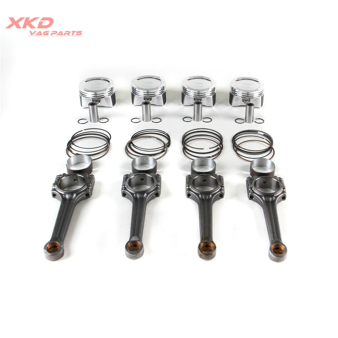1.6-liter piston rings, connecting rods, and bearing housings suitable for Volkswagen for Golf AVU BFQ BSF