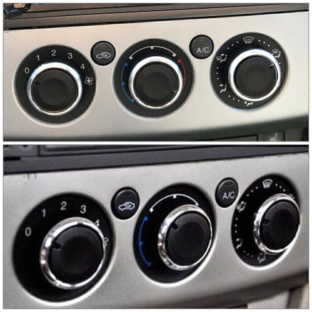Air Conditioner Switch Knob Button for Ford Focus MK2 MK3 Mondeo C/S-max 3PC Red