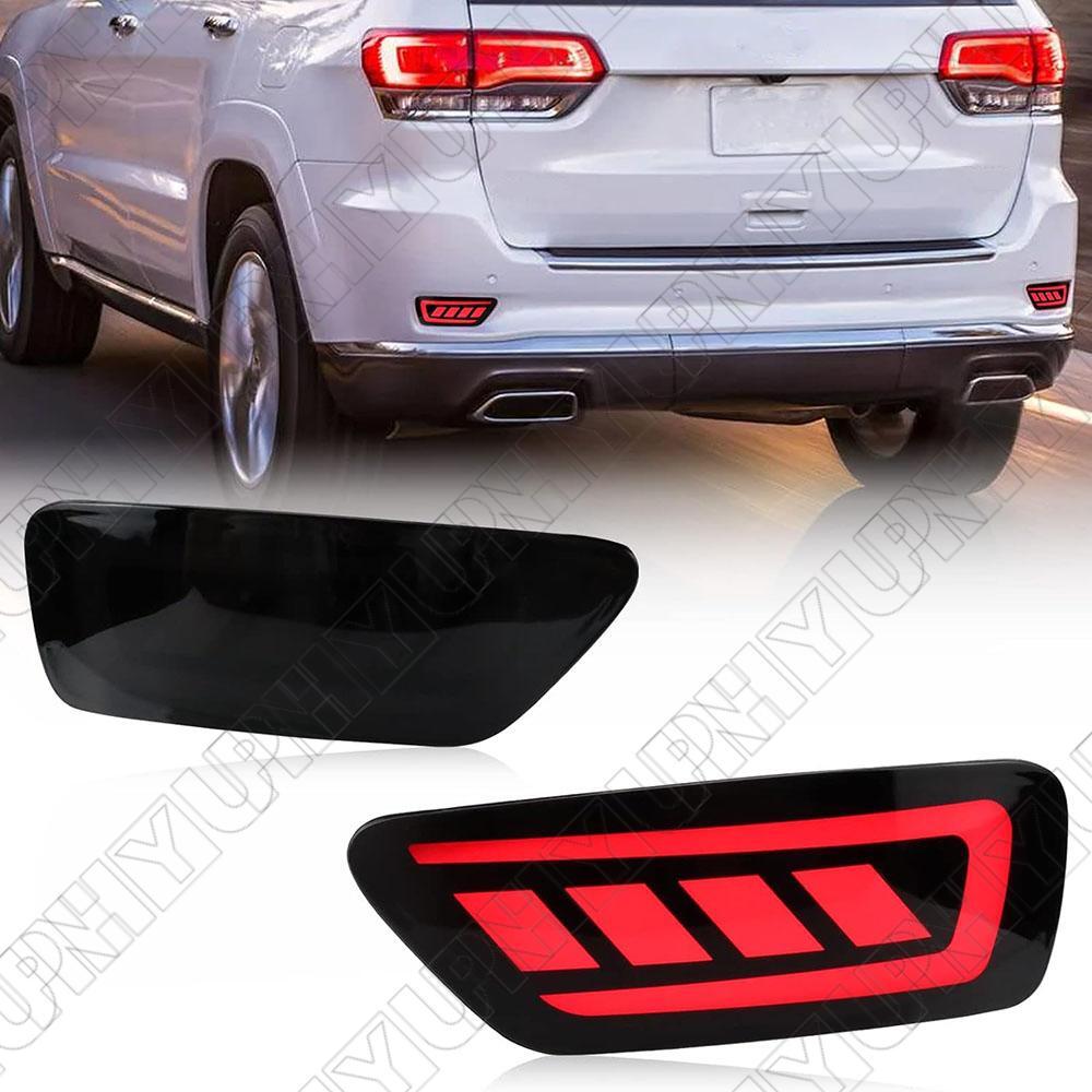 2¡Á LED Rear Bumper Fog Lamp Tail Light for Jeep for Grand Cherokee Compass 2011-2021