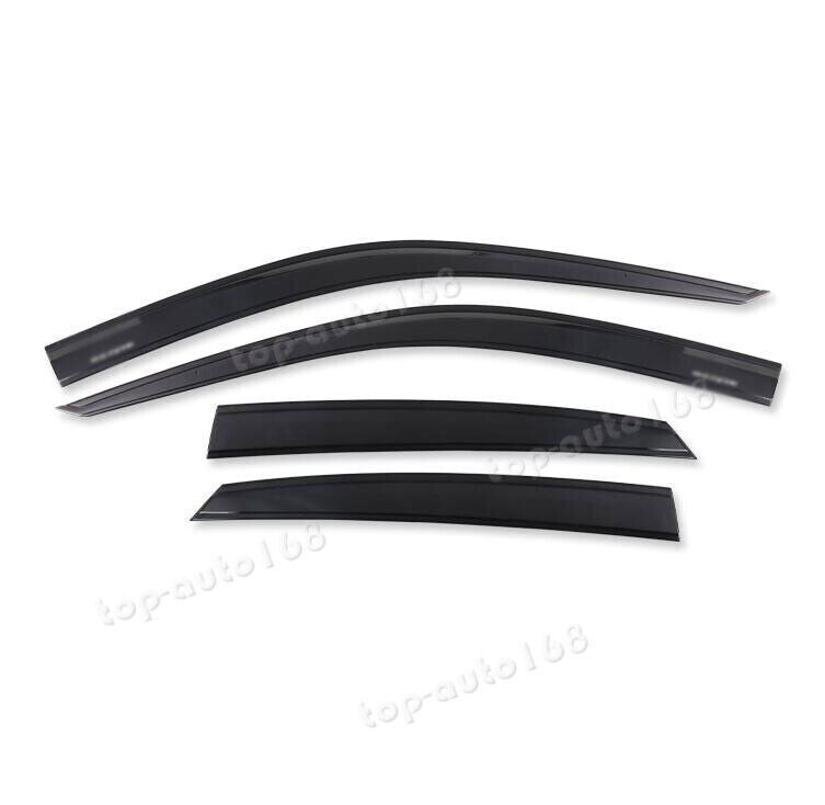 4X Black Window Visor Vent Shades Sun Rain Guard for Honda for Civic Sedan 2022-2024