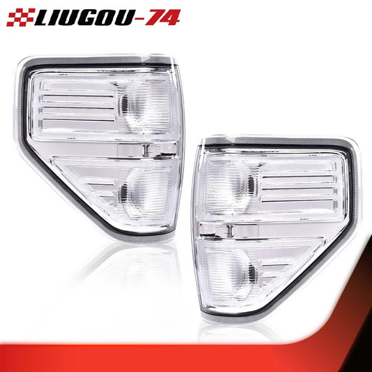 Suitable for 2009, 2010 - 2014 for Ford F-150 F-150 pickups with chrome trim and halogen taillights.