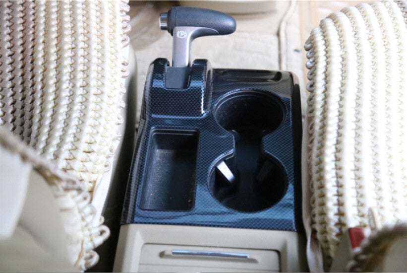 Middle Console Gear Shift Panel Trim for Honda CRV CR-V 2007-2011 Carbon Fiber