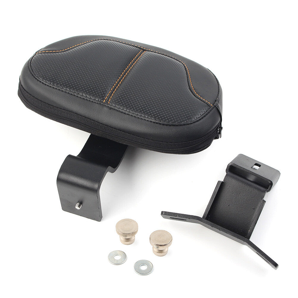 Front Driver Rider Backrest Pad for Harley Touring CVO Road Electra Street Glide