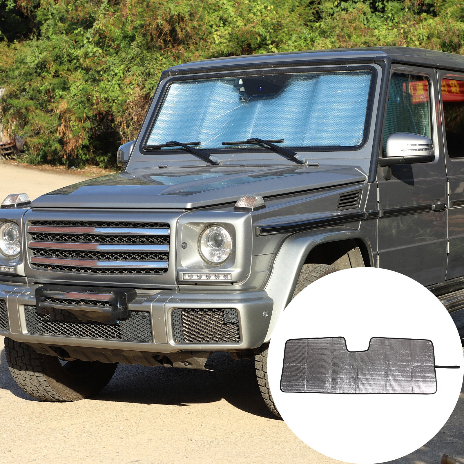 2-Pack ABS Carbon Fiber Inner Door Vent Frames for Hummer H2 (2003-2007)