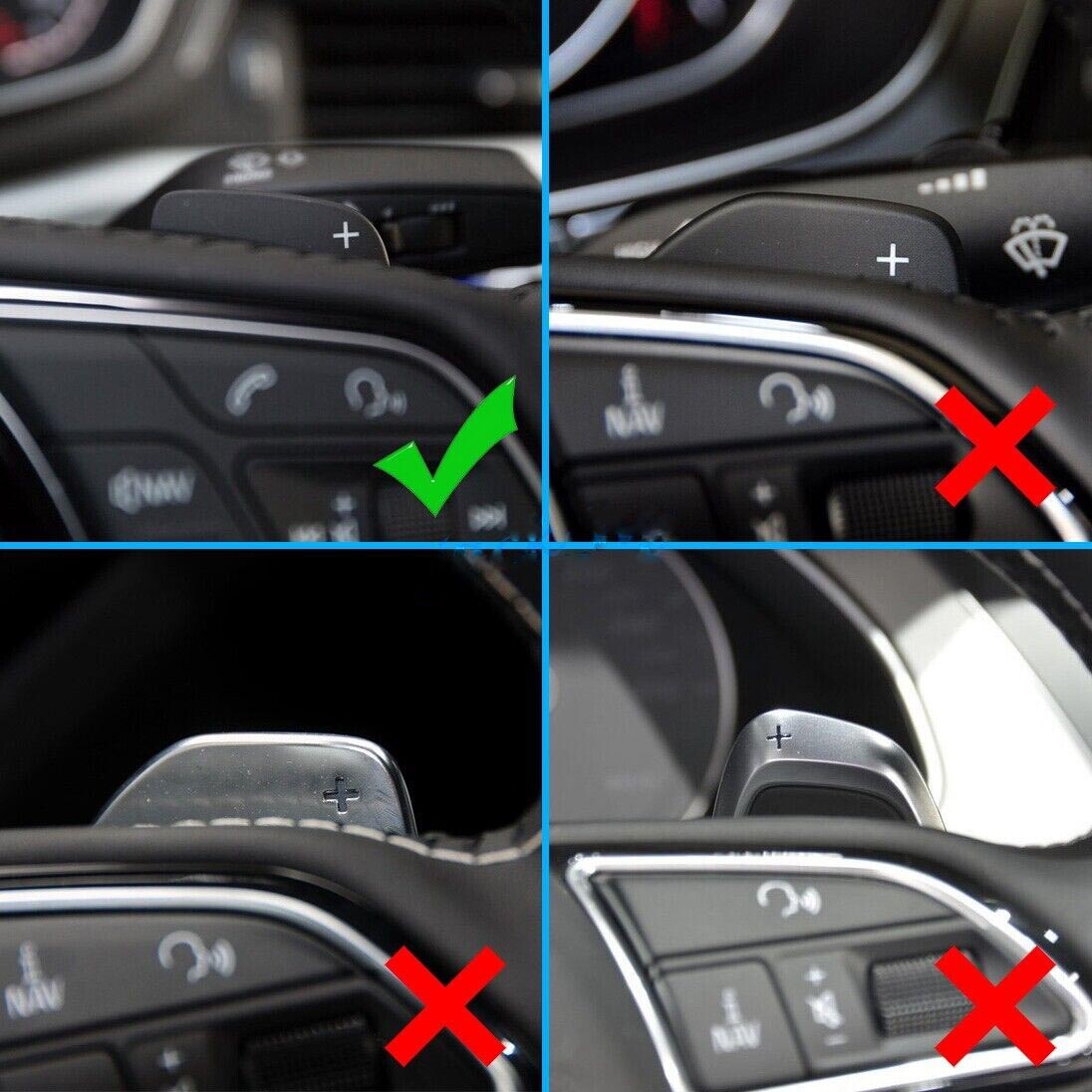 for Audi A3 for A4 B9 SQ2 Q3 Q5 Q7 steering wheel paddle shifter extension accessories