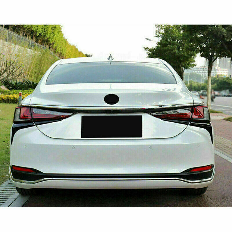 for Lexus ES300H 250 350 2019-2023 Piano Black Rear Tail Light Lamp Trim Cover