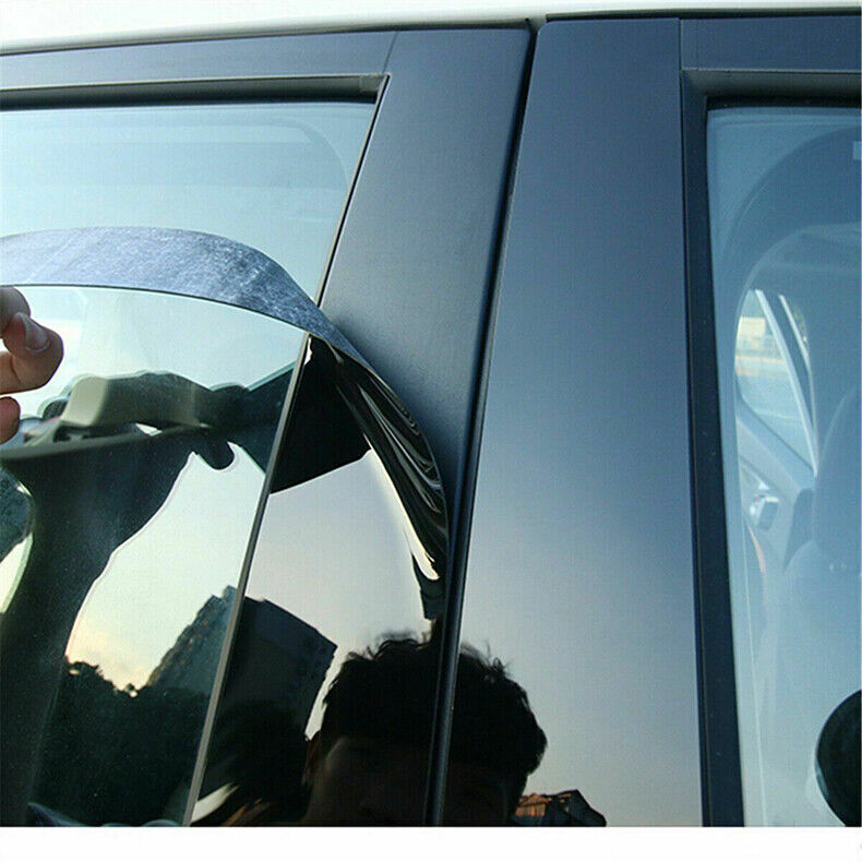 for Kia K5 21-24 Black Out Window Pillar Posts Set Moulding Trim Piano Cover 6P