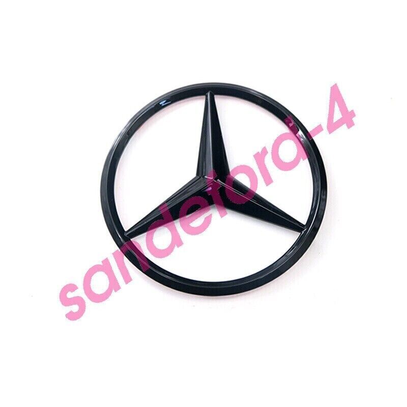 NEW GLOSS BLACK C63 C300 AMG Trunk Star Emblem Rear Logo Badge FOR C250 W204