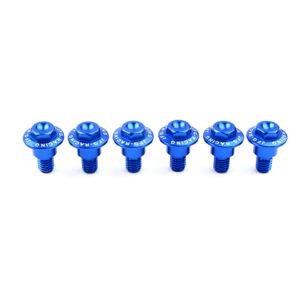 6x Fork Guard Bolts Fit for Yamaha YZ450FX 250FX YZ250X 125X YZ125 250 450F 2008-18