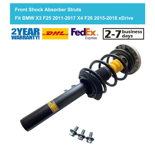 for BMW X3 F25 2011-2017 X4 F26 2015-2018 Front Left Shock Spring Strut w/o EDC