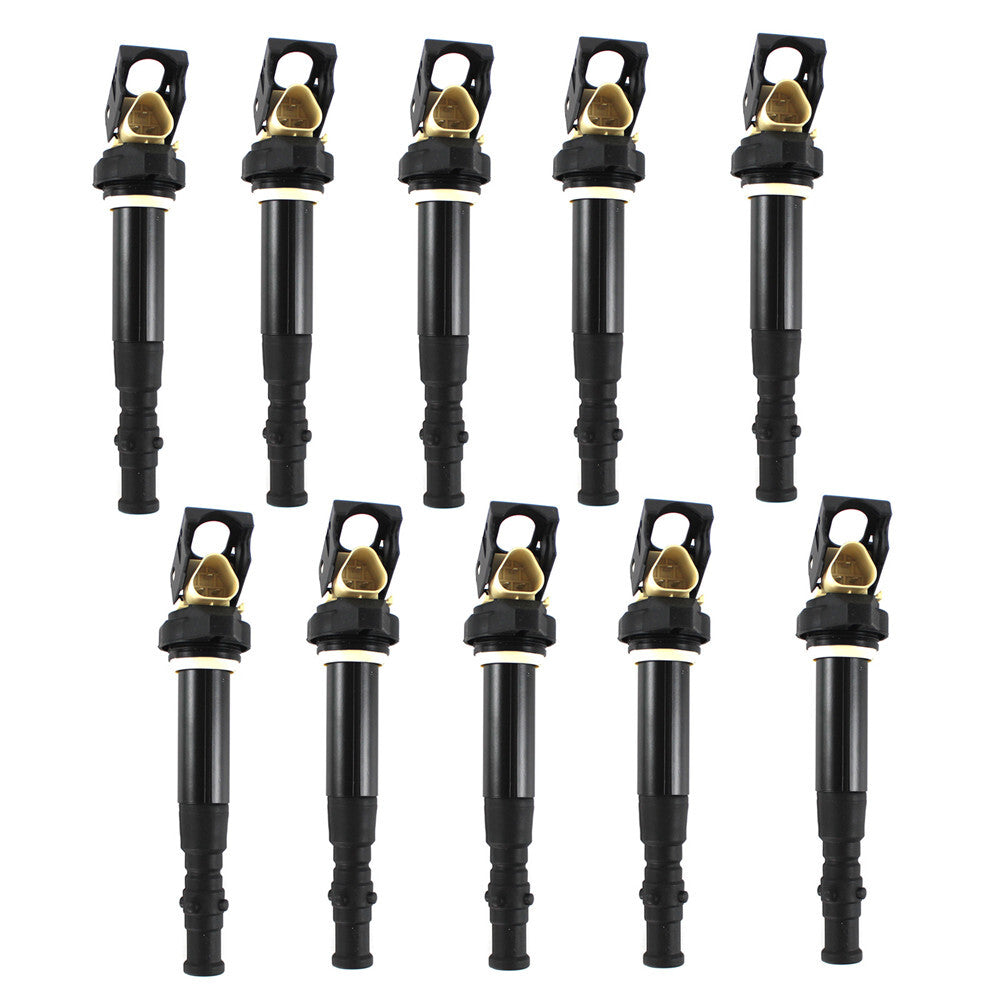 10x Ignition Coils 12137841556 for BMW M5 Sedan M6 Coupe E60 E63 E64 S85 CN