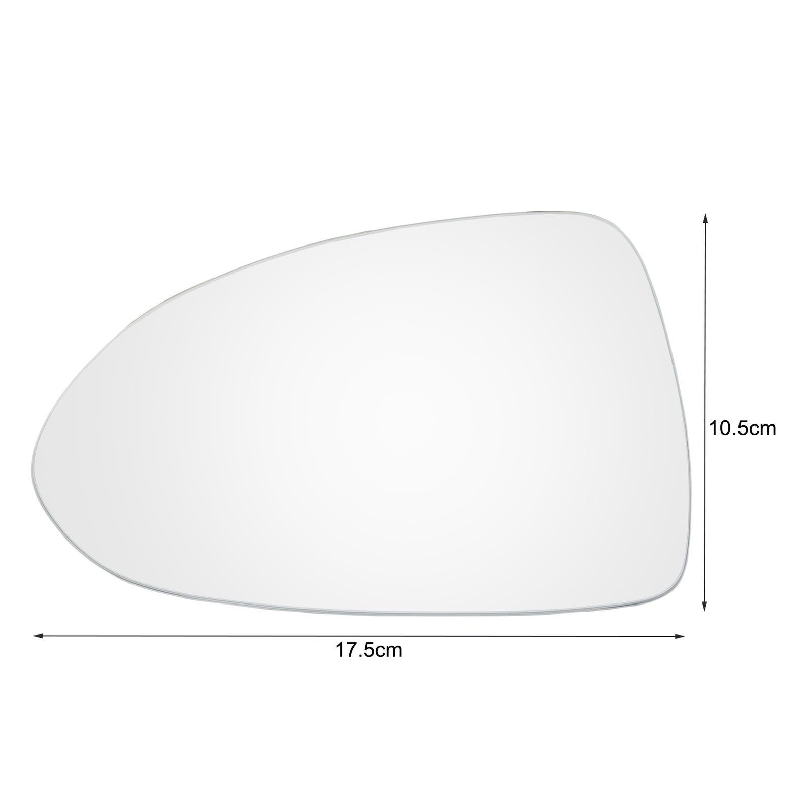 Left driver's side mirror glass exterior mirror for Opel for Corsa 3 4 D E 2006-2019 NEW