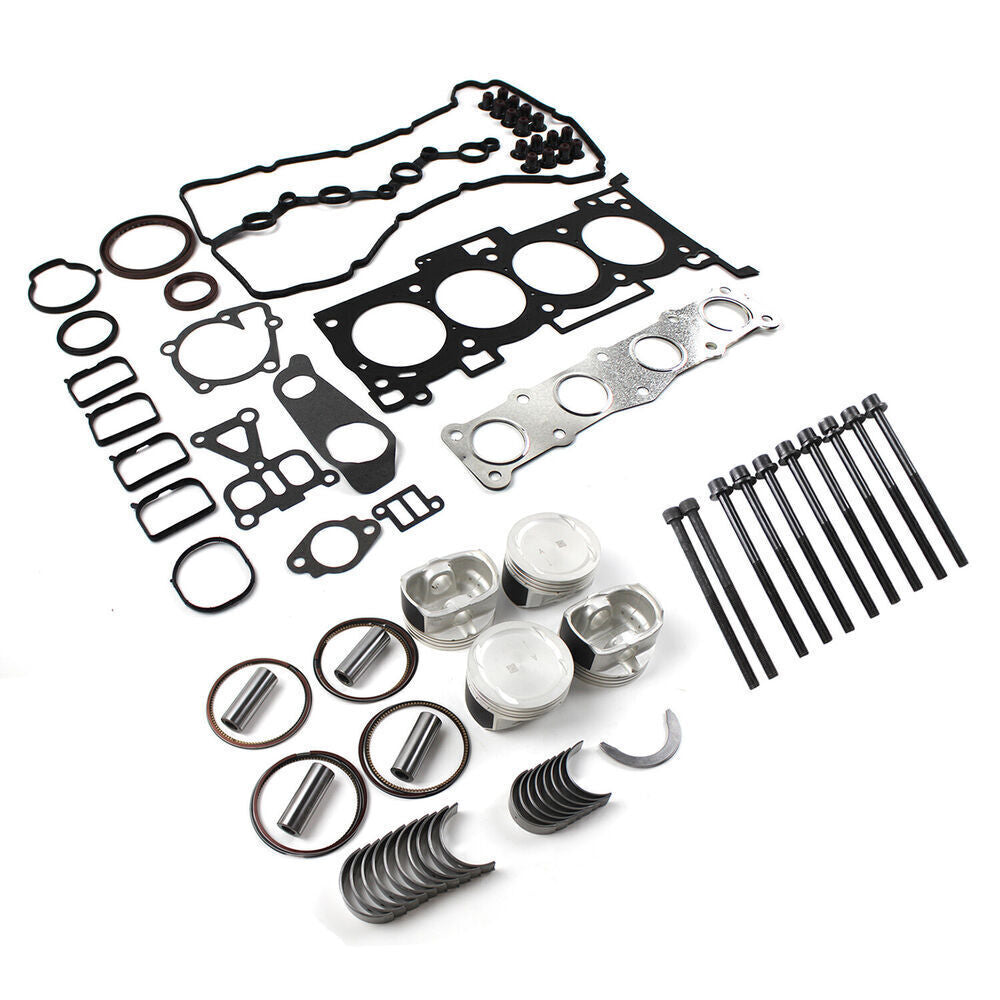 G4KE 2.4L Engine Overhaul and Rebuild Kit, Piston Gasket and Bearing Kit for Kia and for Hyundai