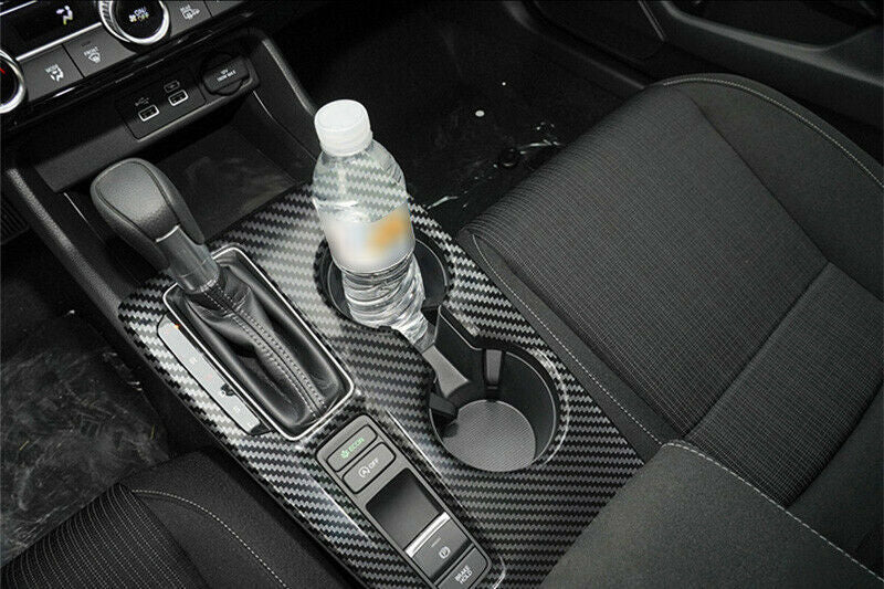 for Honda for Civic 2022-23 Carbon Fiber Central Control Gear Shift Panel trim Cover