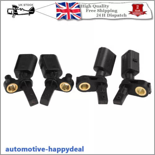 4PCS Front Rear Left Right ABS Sensor Fits for VW Polo for AUDI A2 A1 for Skoda Citigo