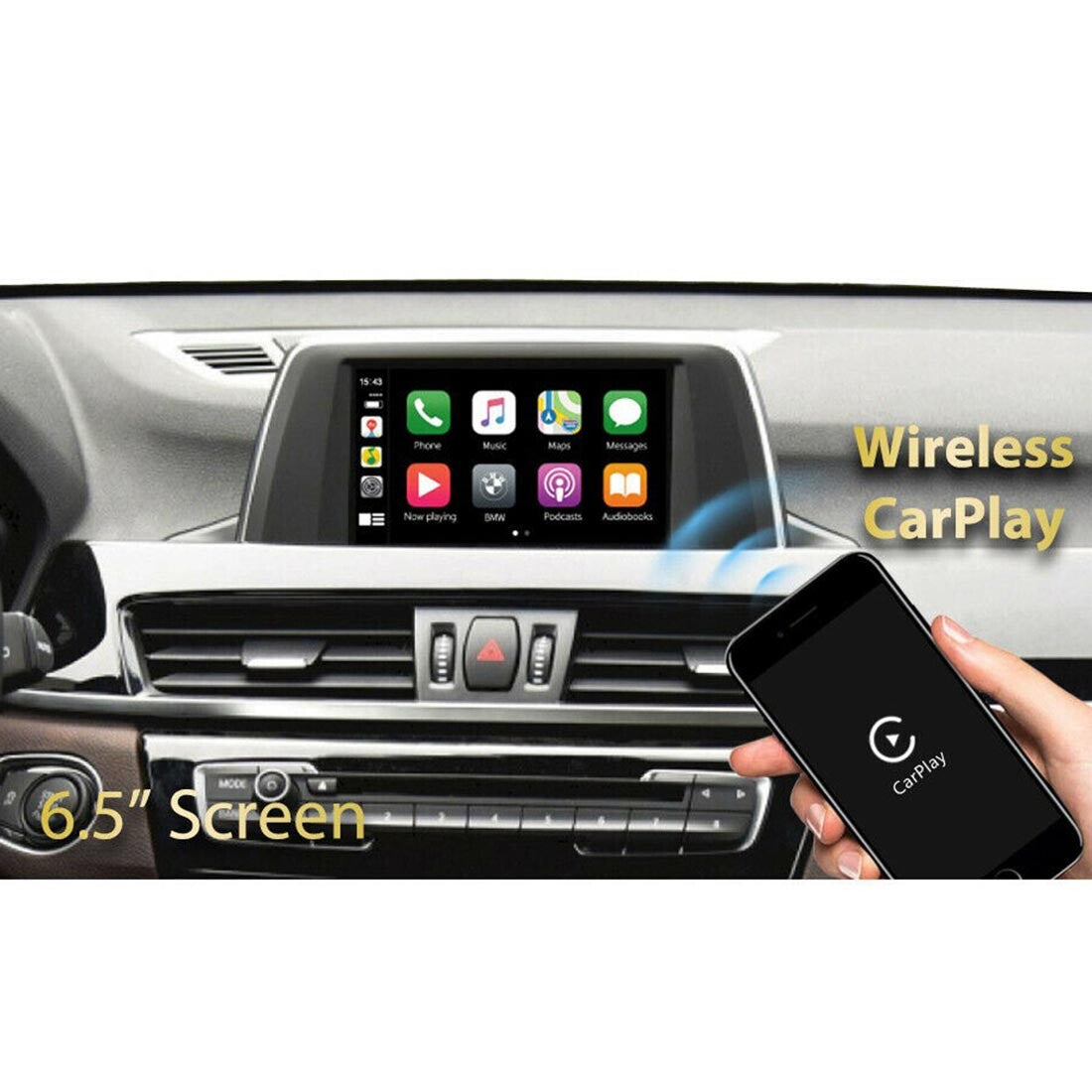 For Retrofit Interface Box Wireless IOS Carplay MMI Android Auto for BMW NBT