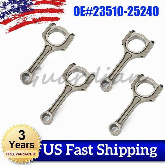 23510-25240 4x Connecting Rod Replacement Parts for Kia for Hyundai Sorento, Sonata, and for Tucson 2.4L