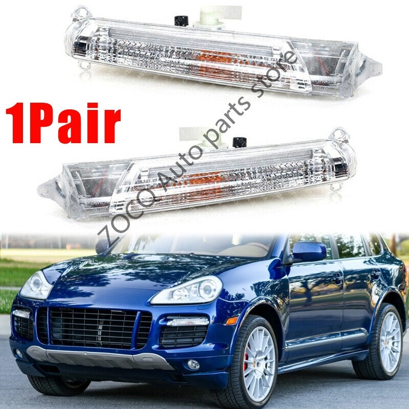 2Pcs New LED Daytime Running Lights Pair for Porsche for Cayenne GTS Turbo 2007-2010