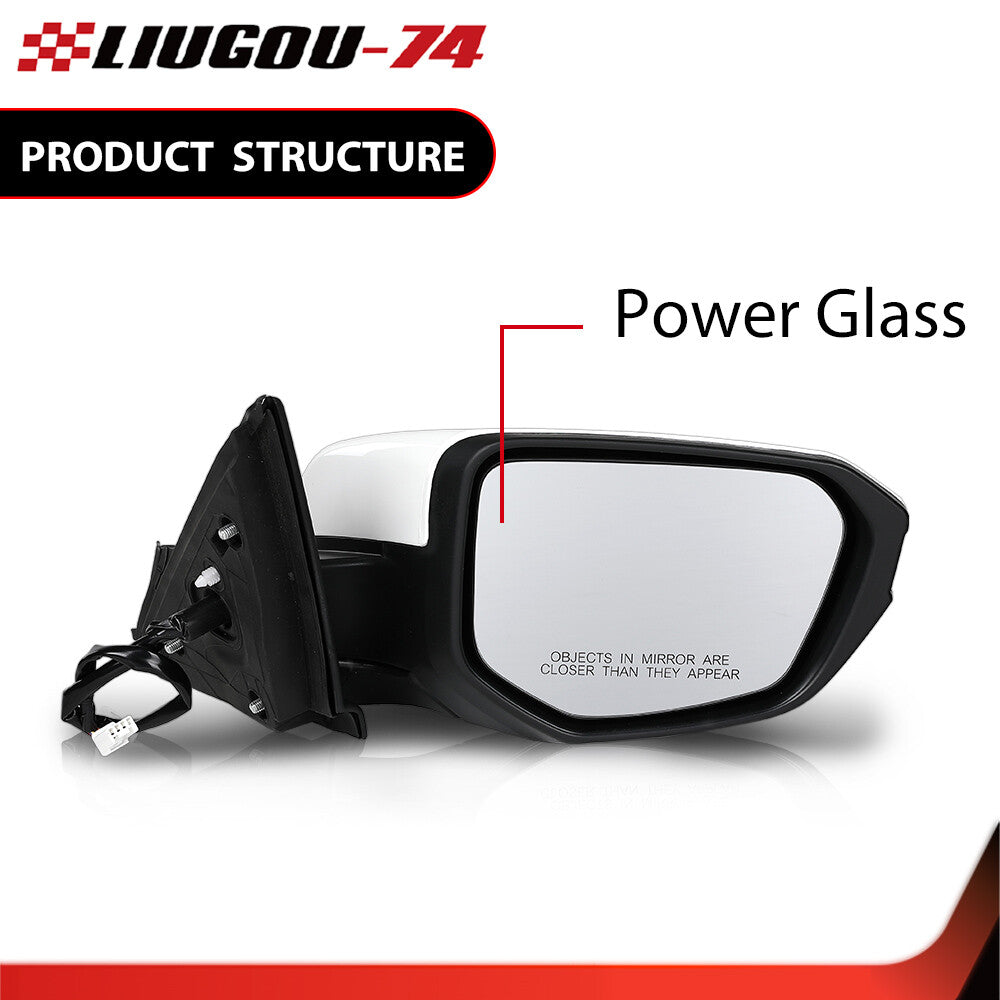 Right passenger side mirror assembly suitable for Honda for Civic Coupe Sedan 16-21