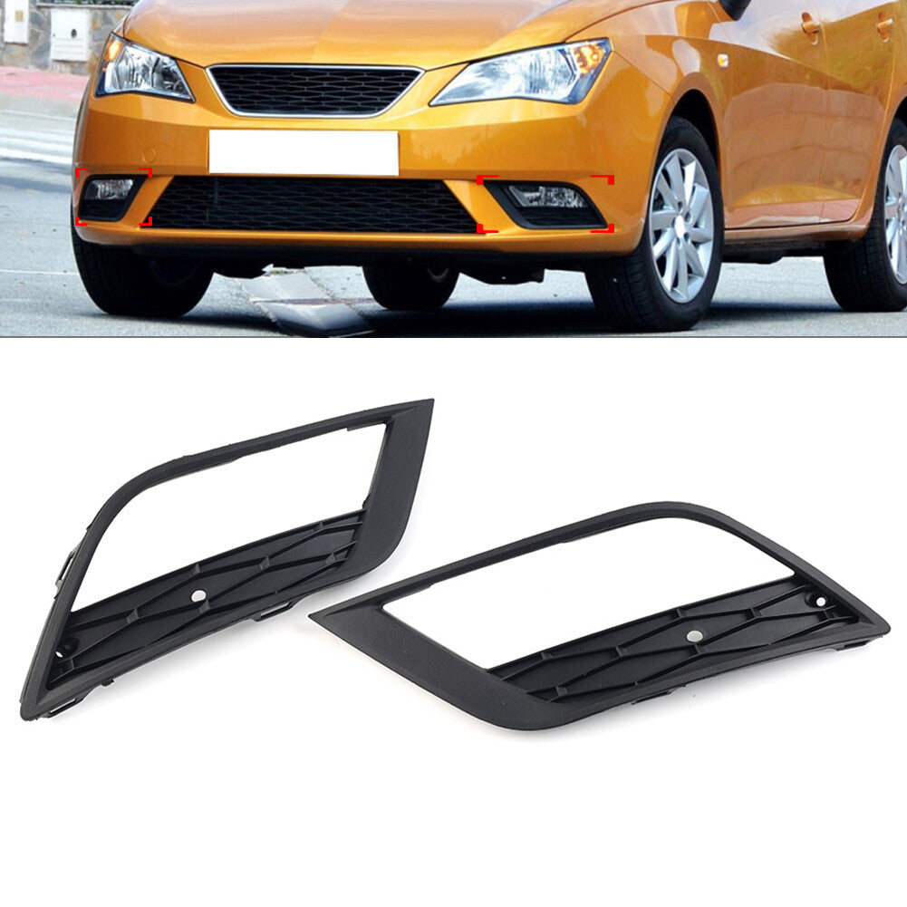 Front Lower Bumper Grille Fog Light Grill Cover for Seat Ibiza 6J 2012-2020