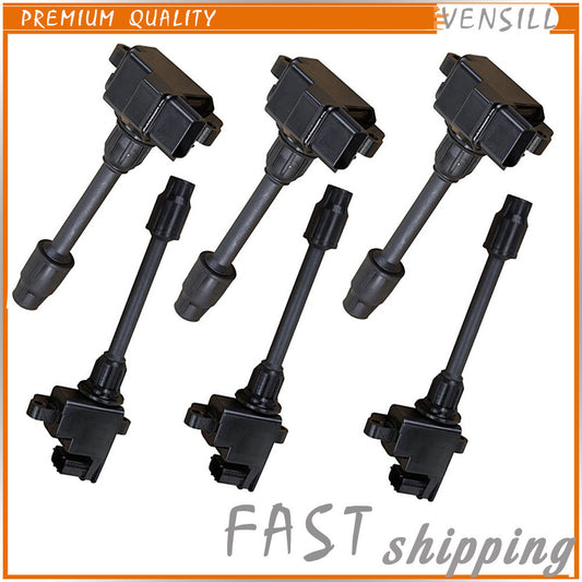 22448-31U11 22448-31U06 6Pcs Ignition Coil for Nissan Maxima QX for Infiniti I30