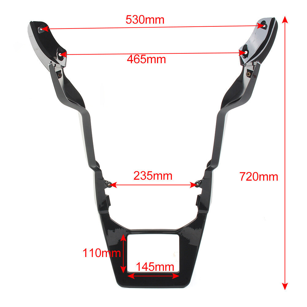 Fairings Spoiler Cover Fit for Harley Touring Road Glide FLTRX 17-23 18