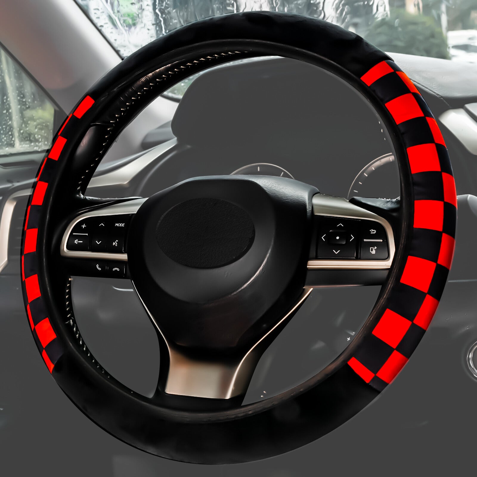 Universal car steering wheel cover plush non-slip steering wheel cover steering wheel cover DE