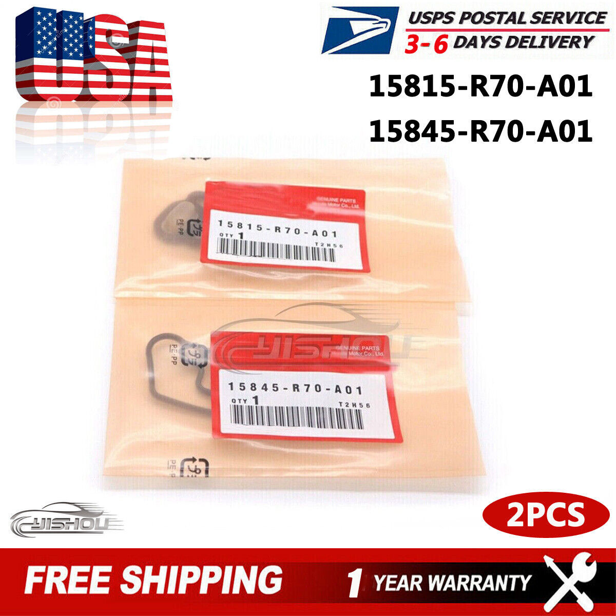 New Cylinder Head Solenoid Gasket VTEC for Honda 15815R70A01 15845R70A01