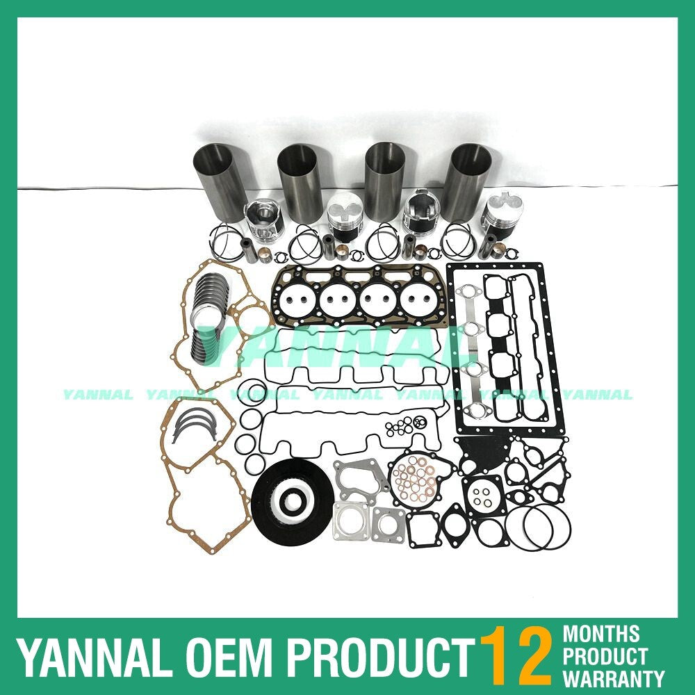 Engine overhaul and rebuild kit with washer bearing kit for Shibaura N844T engines
