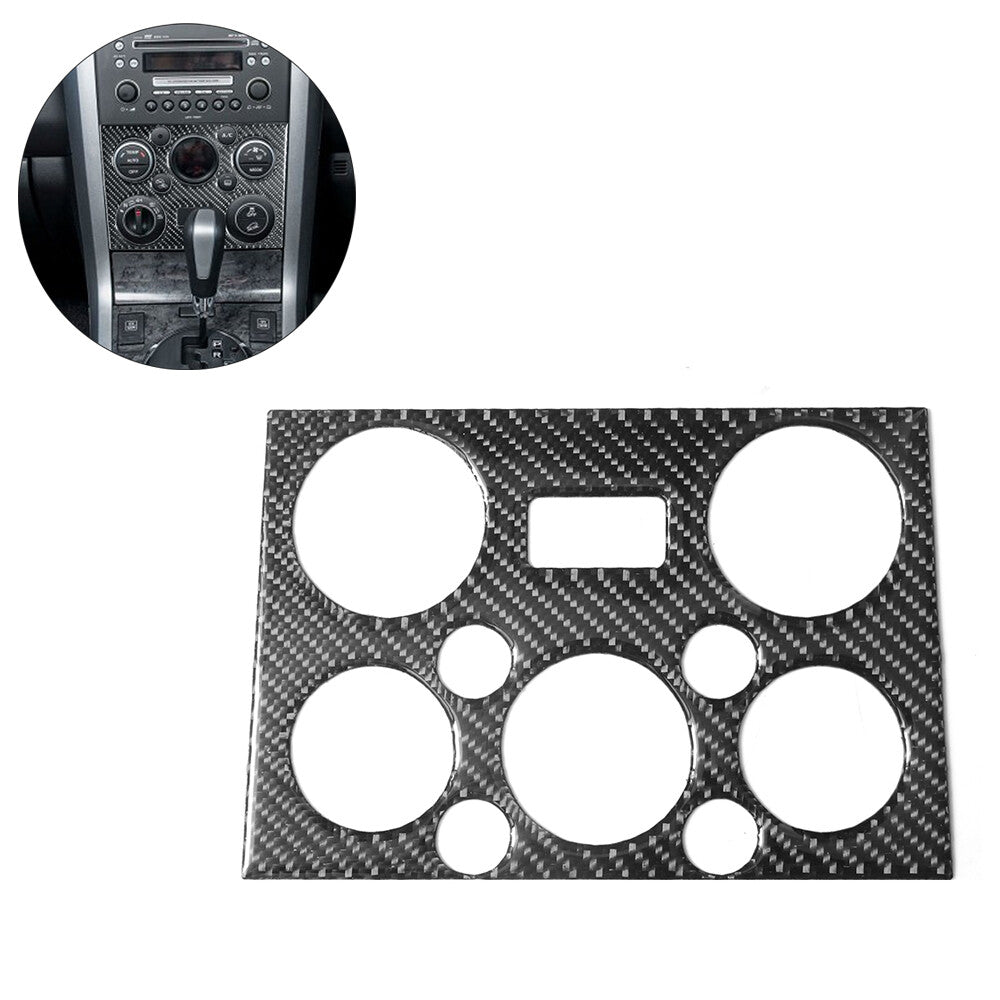 Carbon Fiber Climate Control Panel Cover Trim for Suzuki Grand Vitara 2008-2013