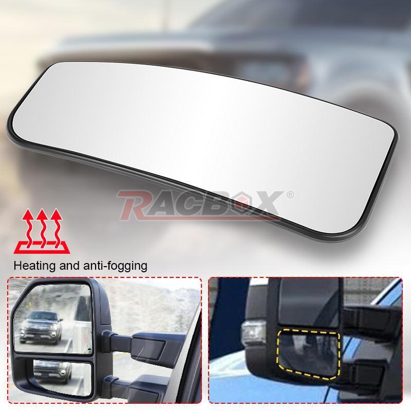 Tow Mirror Glass Lower Heated Driver Side For 2015-2022 F150 F250 F350 F450 F550