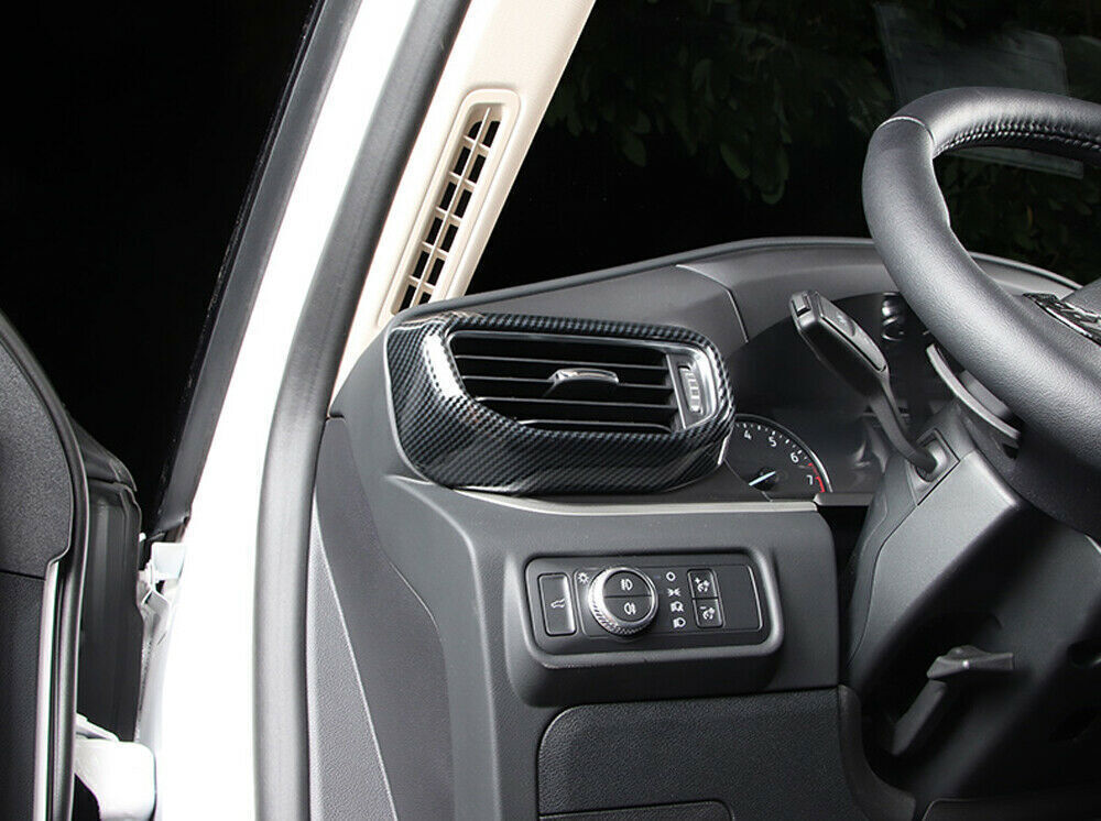 Carbon Fiber Inner Side Air Vent Outlet Frame Trim for Ford Explorer 2020-2022