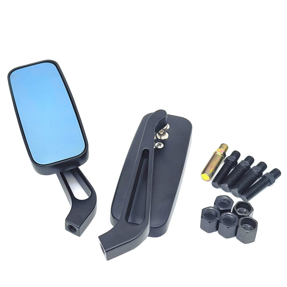 Universal Rectangle Motorcycle Rear View Side Mirrors for Harley for Honda for Yamaha
