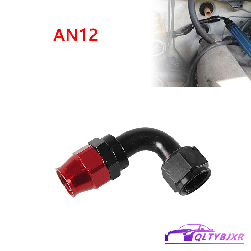 AN12 90 Degree Swivel Hose Line End Fitting Adaptor 12AN for PTFE Hose Line Only