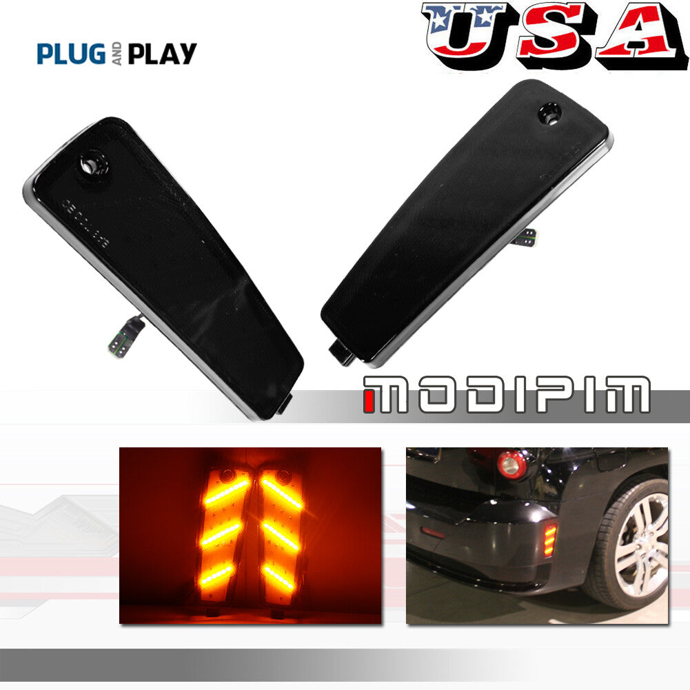 Smoked lens, amber LED rear indicator light, suitable for 2006-2011 for Chevrolet HHR