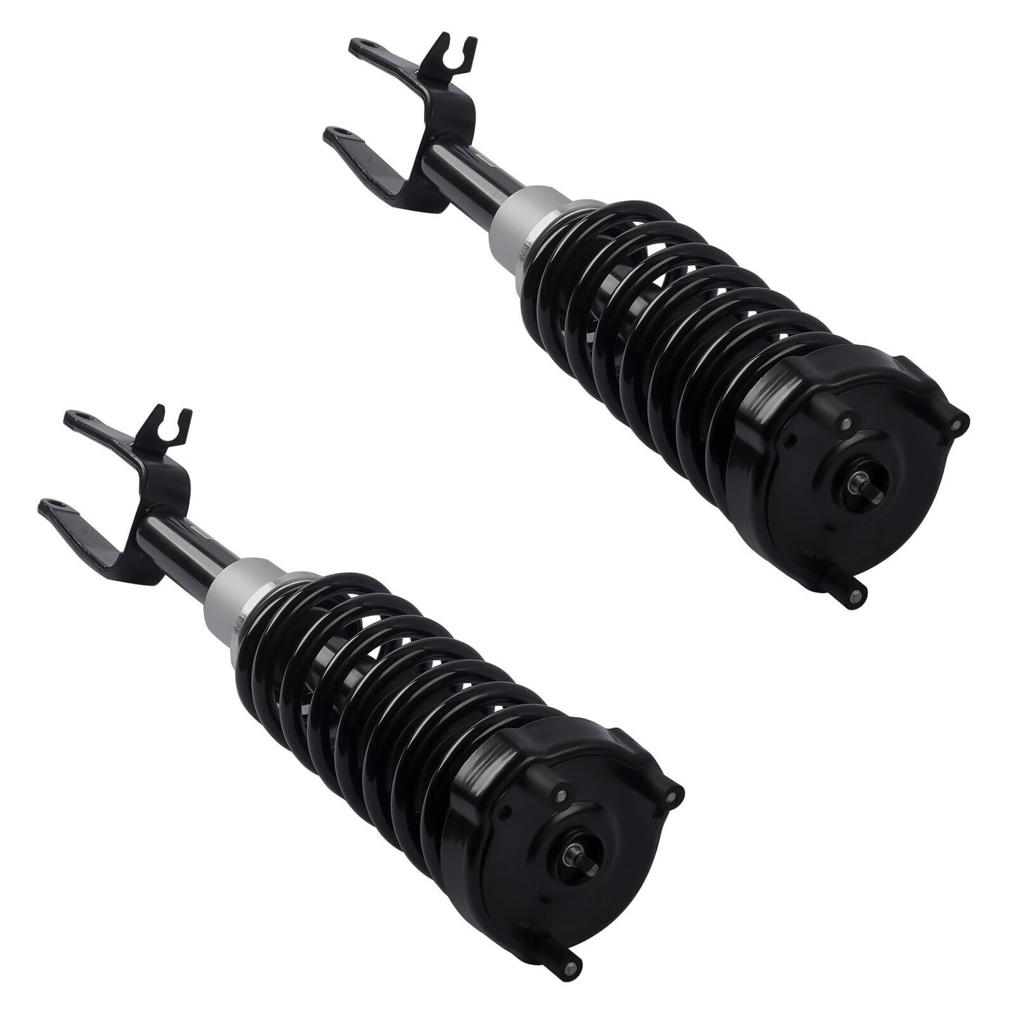A pair of Assys hydraulic spring shock absorber struts for the front L&R of for Infiniti QX56 and QX80 (2011-21)